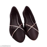 Synthetic ballerina heels by Sanu Footwear - graceful closed back design for women's IND-4 to IND-9 sizes (India)